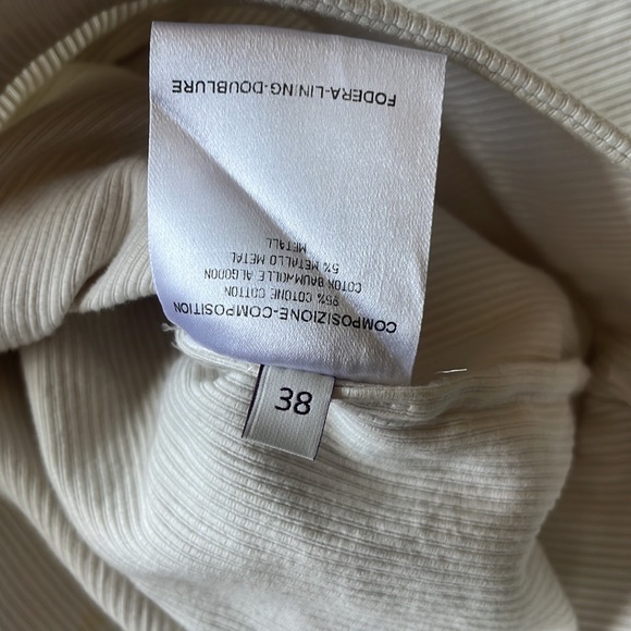 Stella McCartney Cream and White vintage pinstriped skirt - Picture 9 of 9